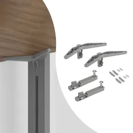 Set ručki za ormarić za modularni garderobni sustav ZERO / Bež