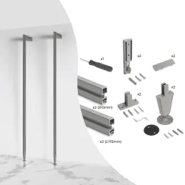 Modularni ormar ZERO 2115 mm - 2 stupa / Bež