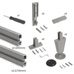 Modularni ormar ZERO 2115 mm - 2 stupa / Bež