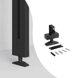 Set stropnih nosača za garderobni modularni sustav ZERO / Crna mat