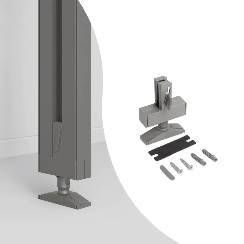 Set pričvršćivača za strop za modularni garderobni sustav ZERO / Bež