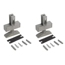 Set pričvršćivača za strop za modularni garderobni sustav ZERO / Bež