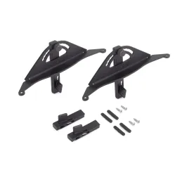 Set ručki za drvenu nagibnu policu za modularni ormarni sustav ZERO  / Crna mat