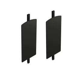 Set ručki za podiznu vješalicu za garderobni modularni sustav ZERO / Crna mat