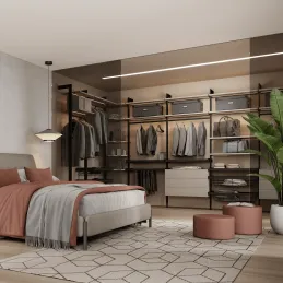 Set ručki za izvlačne košare za modularni ormarni sustav ZERO / Crna mat