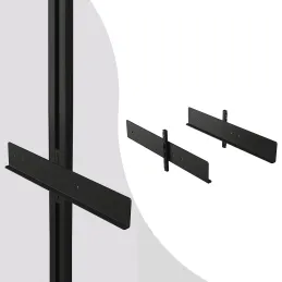 Set ručki za izvlačne košare za modularni ormarni sustav ZERO / Crna mat