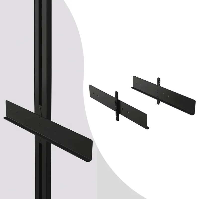 Set ručki za izvlačne košare za modularni ormarni sustav ZERO / Crna mat