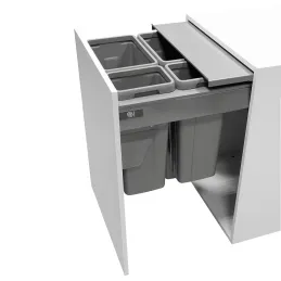 Výsuvni kanta za otpad STRONGBIN 600 - 72L / Siva