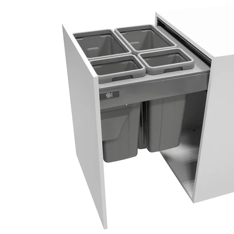 Výsuvni kanta za otpad STRONGBIN 600 - 72L / Siva