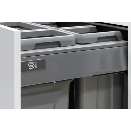 Výsuvni kanta za otpad STRONGBIN 600 - 72L / Siva