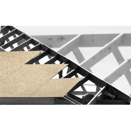 MFP ploča s ravnim rubom 2500 x 1250 mm