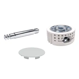 Set spojne okovje za krevet SPIRAL LOCK / Bijela