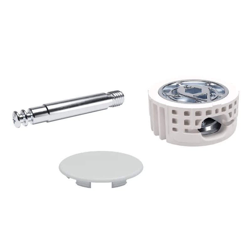 Set spojne okovje za krevet SPIRAL LOCK / Bijela