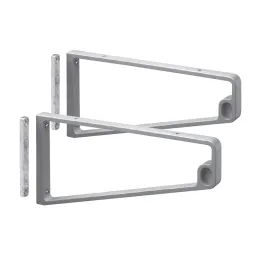 Držač police SOLARIS / Mat krom - par