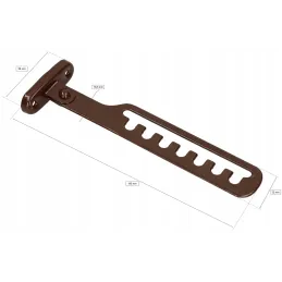 Okovi za blokadu prozora - 2 kom / Bijelo