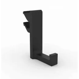 Viseći kuka za profil USEit - 6 kom / Crna brušena