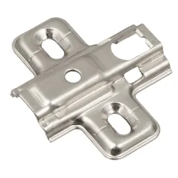 Zasuniuta staklena šarka CLIP 95° s osnovom i poklopcem / Matirani krom