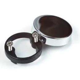 CLIP 95° staklena skrivena šarka s podloškom i pokrovom / Sjajni krom