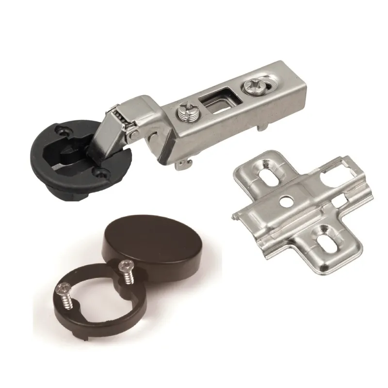 Závjes za staklo CLIP 95° s podloškom i poklopcem / Crna mat