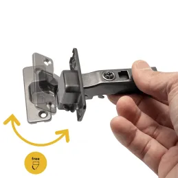 Zglob za otvaranje bez ručki, naloženi EXLUSIVE X91 s 3D podložkom / Titan