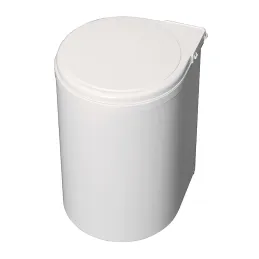 Okrugla kanta za otpad KLASIK 13L / Bijela
