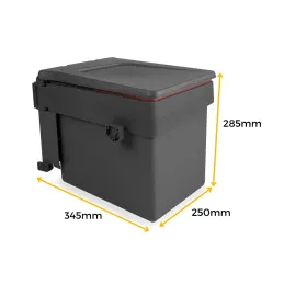 Kanta za otpad za vrata SEPARO 15 L / Antracit