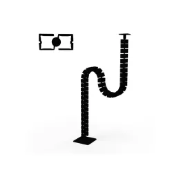 Držač za kabele FLEXIT / Crna mat