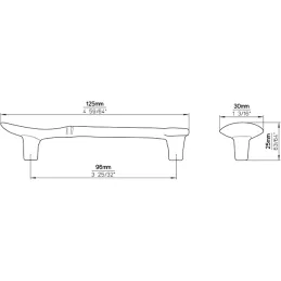 Ručka SPOON / Bakar