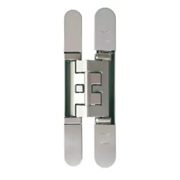 Skrivena vješalica za vrata bez rubova / Matirani krom