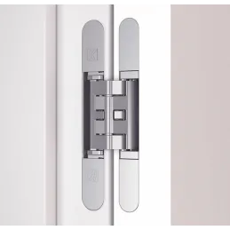 Skrivena vješalica za vrata bez rubova / Matirani krom