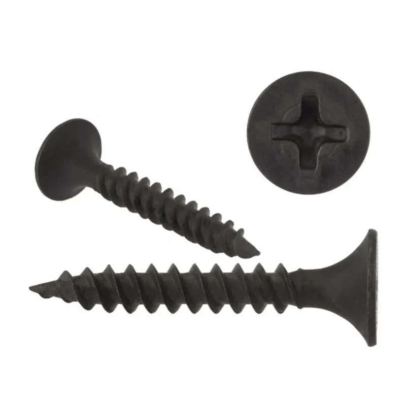 Crni samourezni vijak za drvo / 100 kom