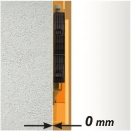 Viseća okov za panel - ogledalo s protukom
