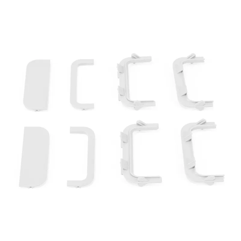 Set PVC završetaka za profile GOLA - C / Bijela