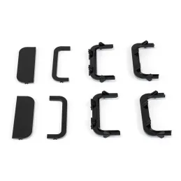 Set PVC završetaka za profile GOLA - C / Crna mat