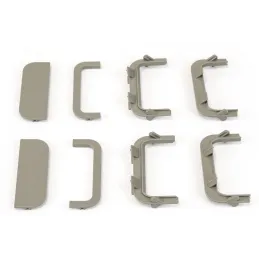 Set PVC završetaka za profile GOLA - C / Nehrđajući čelik