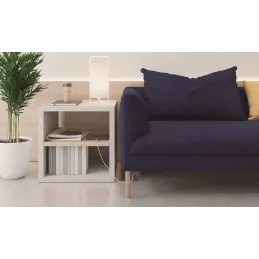 Interijerna utičnica za stol ATOS 1x230V + USB A-C / Crna