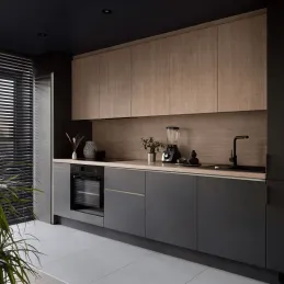 Profil ručke za vrata GOLA - L / Brušeno zlatna