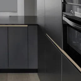 Profil ručke za vrata GOLA - L / Brušeno zlatna