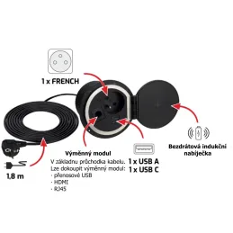 Vloživi modul za utičnicu LUPO - Rj45