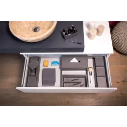 Organizator za ladicu kupaonice BEAUTY S - 450 mm / Antracit