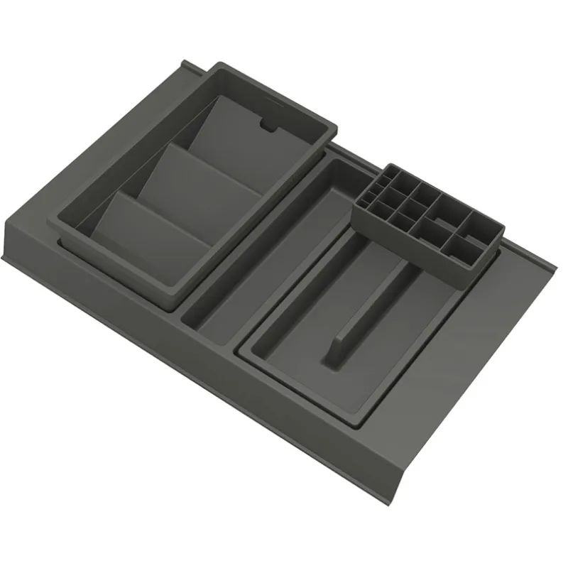 Organizator za kupaonsku ladicu BEAUTY XL - 450 mm / Antracit