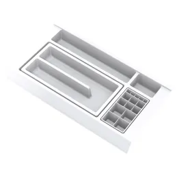 Organizator za ladicu u kupaonici BEAUTY L - 400 mm / Bijela