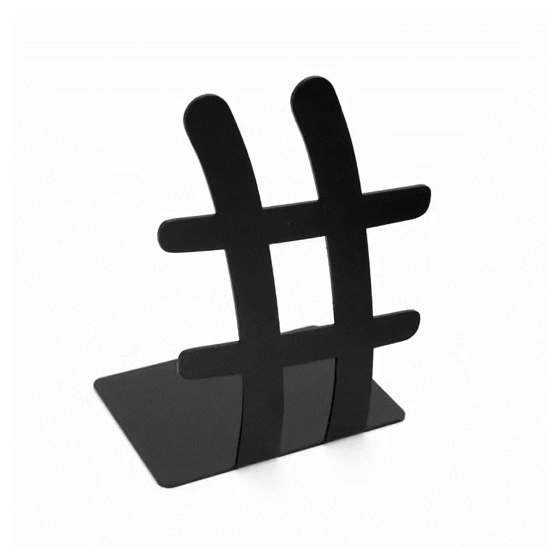 Držač za knjige HASTAG 2 / Crna mat