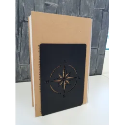 Držač za knjige COMPAS / Crna mat