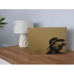 Držač za knjige RABBIT / Crna mat