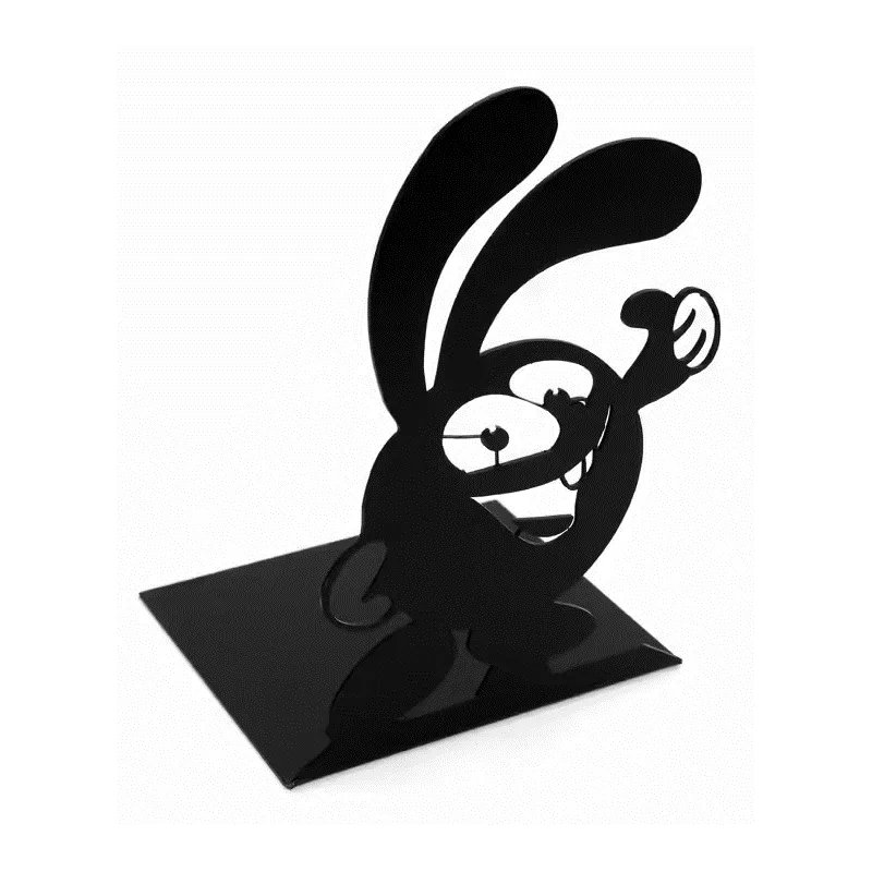 Držač za knjige RABBIT / Crna mat