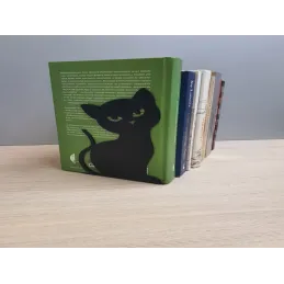 Držač za knjige TABBY / Crna mat