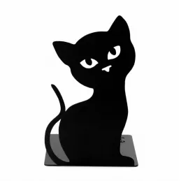 Držač za knjige TABBY / Crna mat