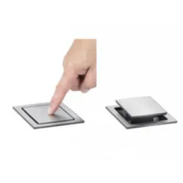 Izvlačna utičnica SQUARE UP FRENCH 2x230V / Mat bijela