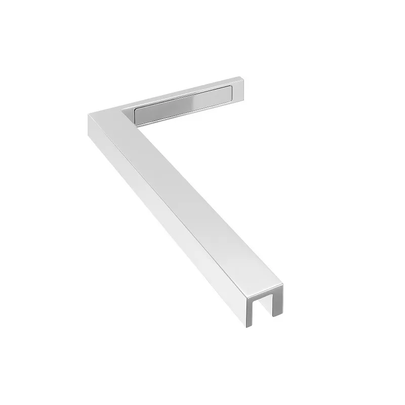 Stabilizacijski kutnik za tuš kabinu  / Sjajni krom